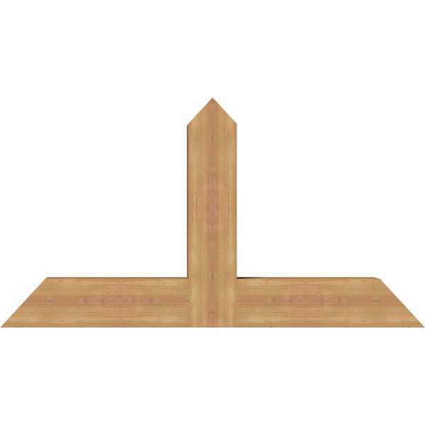 Ekena Millwork Portland Timber Gable Bracket, Western Red Cedar, 48"W x 26"H x 5 1/2"D x 5 1/2"F, 13/12 Pitch GBW048X26X0606POR00SWR - main